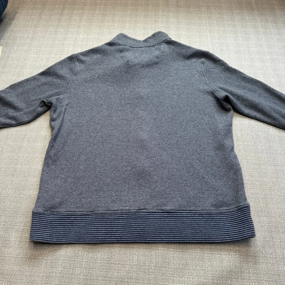 Robert Graham Sweater Jacket Mens Large Classic Fit Knit Full Zip Layering